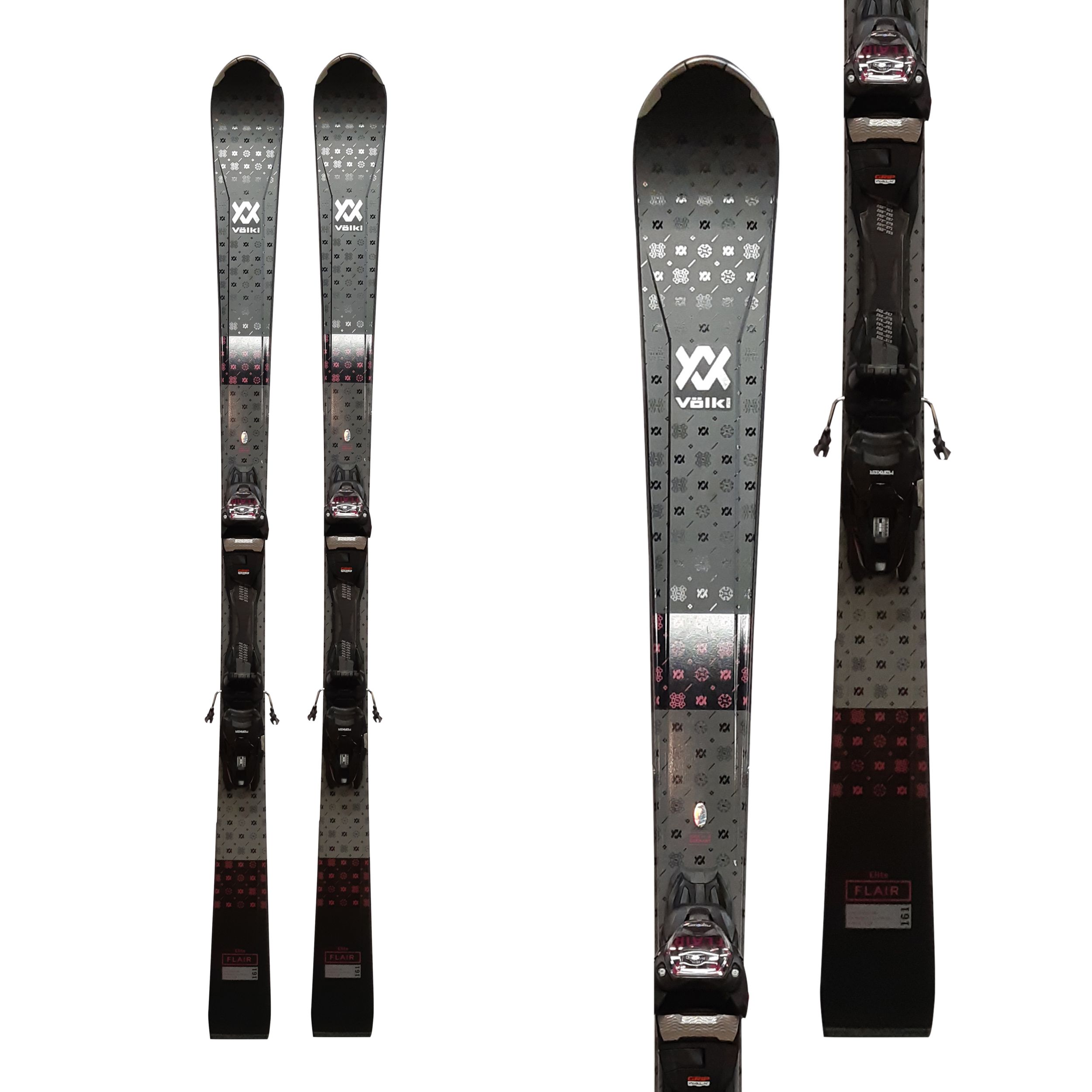 Volkl Flair Elite Women S Skis 2021 22 VMotion 10 0 GW Bindings