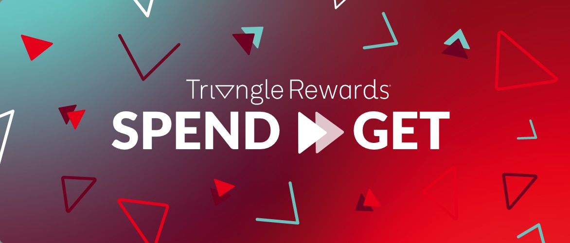 Triangle rewards spend & get