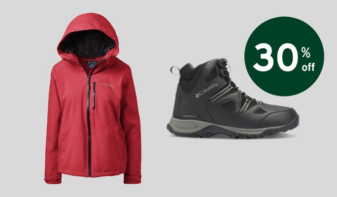 Columbia Outerwear, Shoes & Boots 30% off