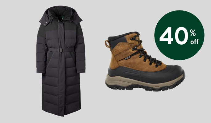 WOODS Outerwear & Boots 40% off