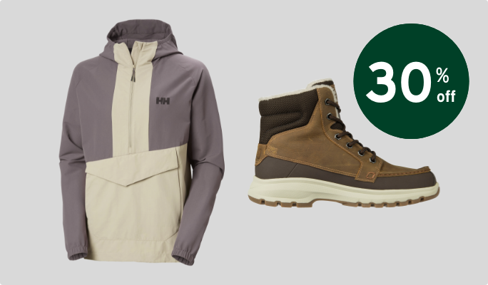 Helly Hansen Outerwear, Shoes & Boots 30% off