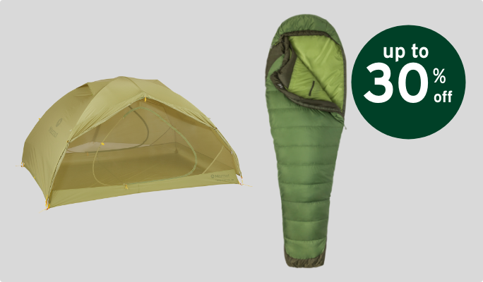 Marmot Tents & Sleeping Bags up to 30% off