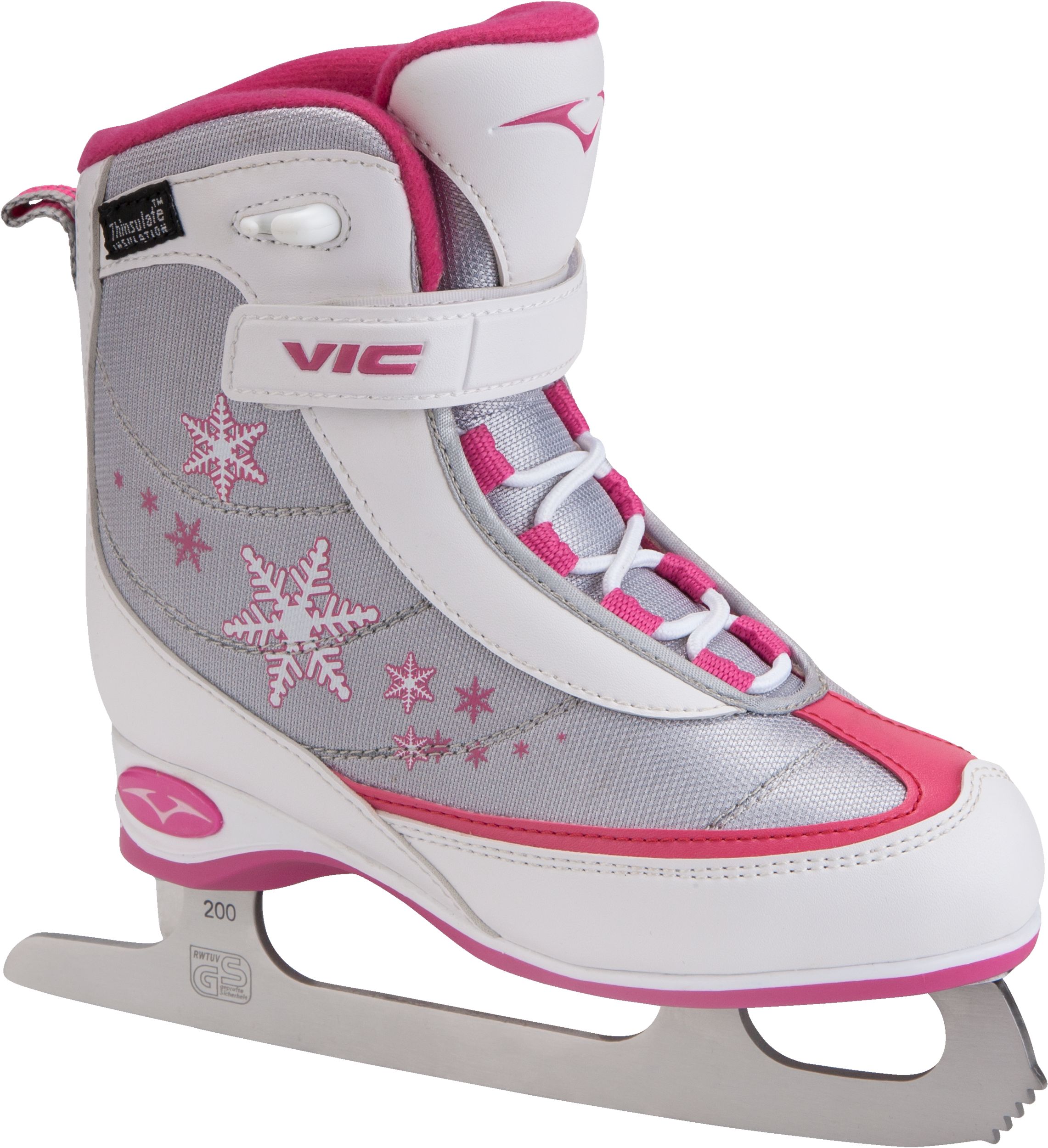 Vic Girls' Shimmer Ice Skates