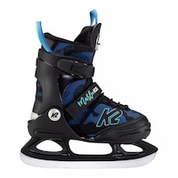 K2 Girls' Marlee Adjustable Speed-Lace Water-Repellent Ice Skates with Hockey Blades Side_Right