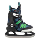 K2 Girls' Raider Beam Adjustable Light-Up Ice Skates with Hockey Blades Side_Right