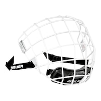 Bauer Profile II Facemask - White Front_Angled_Right