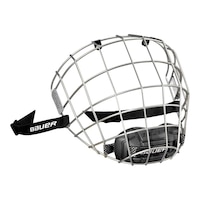 Bauer Profile III Facemask - Silver Front_Angled_Right