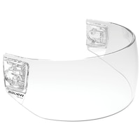 Bauer Pro-Clip Clear Visor Front_Three_Fourths_Angled_Right