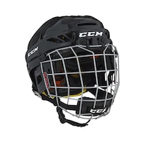 CCM Fitlite 3DS Youth Helmet Combo Front_Angled_Right
