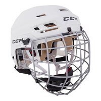 CCM Tacks 110 Senior Hockey Helmet Combo Front_Angled_Right