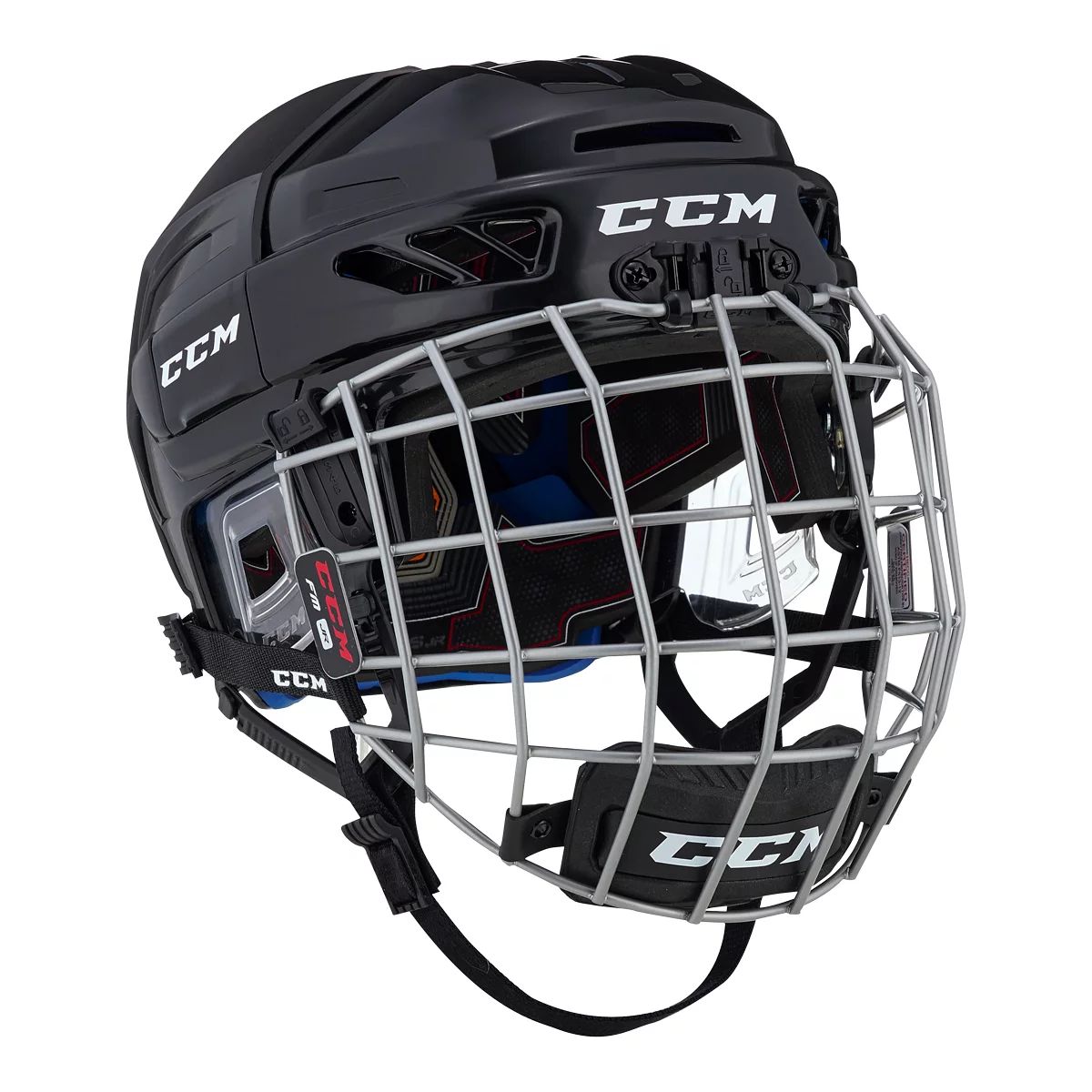 Image of CCM Fitlite 3DS Junior Hockey Helmet Combo