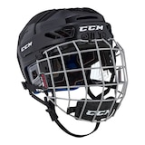 CCM Fitlite 3DS Junior Hockey Helmet Combo Front_Angled_Right
