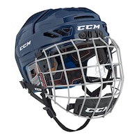 CCM Fitlite 3DS Junior Hockey Helmet Combo Front_Angled_Right