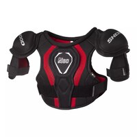 Sherwood M60 Junior Shoulder Pads Front_Three_Fourths_Angled_Left