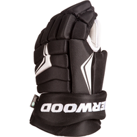 Sherwood Code I Senior Hockey Gloves Back_Flat