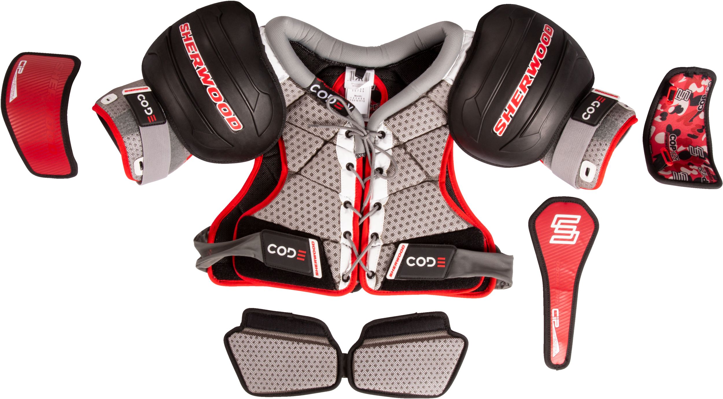 Sherwood Code V Senior Shoulder Pads