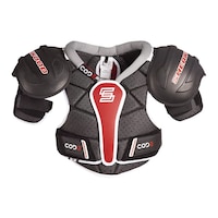 Sherwood Code III Senior Shoulder Pads Front_Flat
