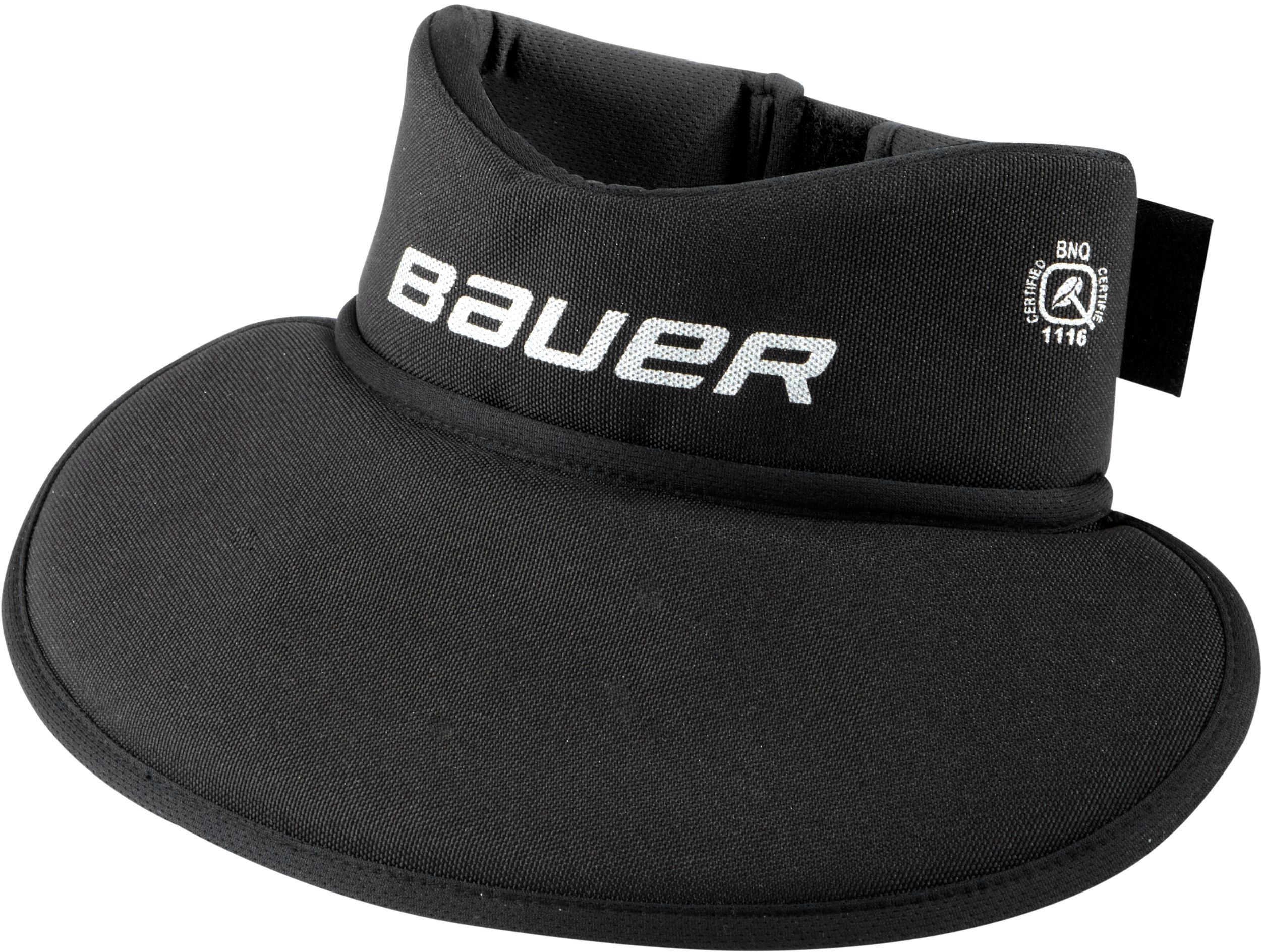 Bauer Senior NLP8 Core Neck Guard Bib Front_Angled_Left