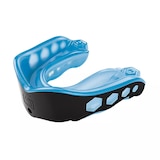 Shock Doctor Youth Gel Max Convertible Blue/Black Mouth Guard Overhead_Plunge
