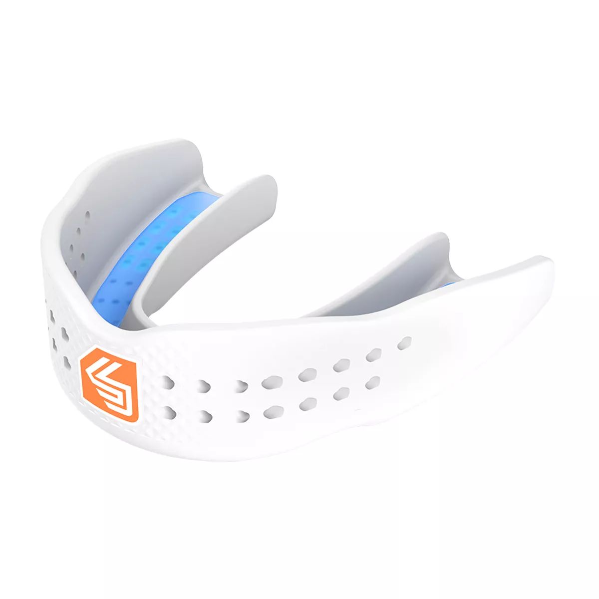 Shock Doctor SuperFit All Sport White - Adult Mouth Guard Overhead_Plunge
