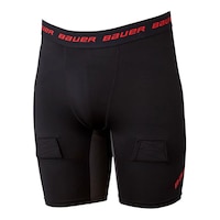 Bauer Essential Comp Youth Jock Short Front_Angled_Left