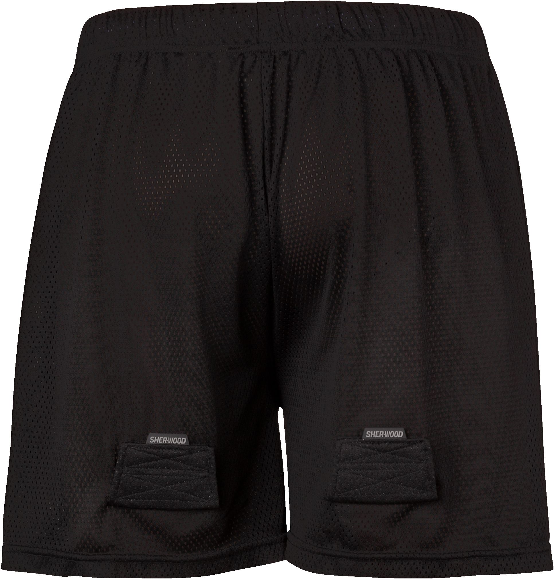 Sherwood Mesh Stutzen Junior – Leichte, Atmungsaktive Stutzen In Schwarz, 100% Polyester