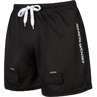 Sherwood Mesh Jock Youth Hockey Shorts Front_Angled_Left