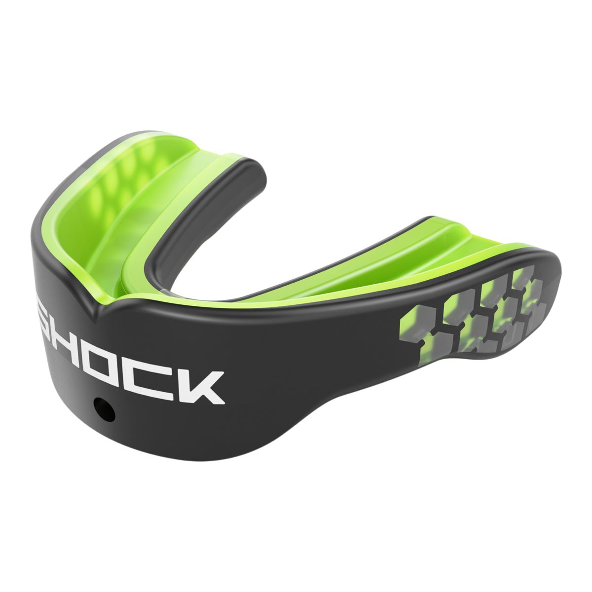 Shock Doctor Gel Max Power Flavor Adult Mouthguard Front_Angled_Left