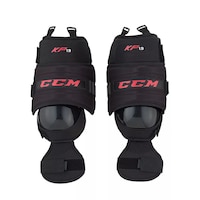 CCM 1.9 Intermediate Goalie Knee Protectors Front_Flat