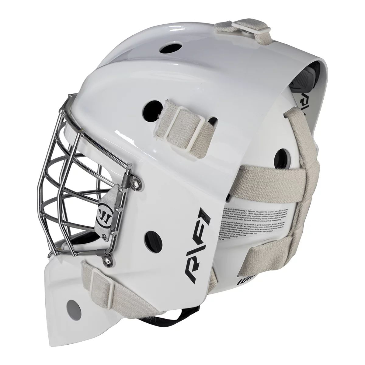 Warrior Ritual F1 + Senior Goalie Mask