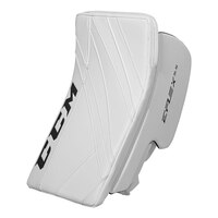 CCM Extreme Flex E5.5 Senior Blocker Front_Angled_Left