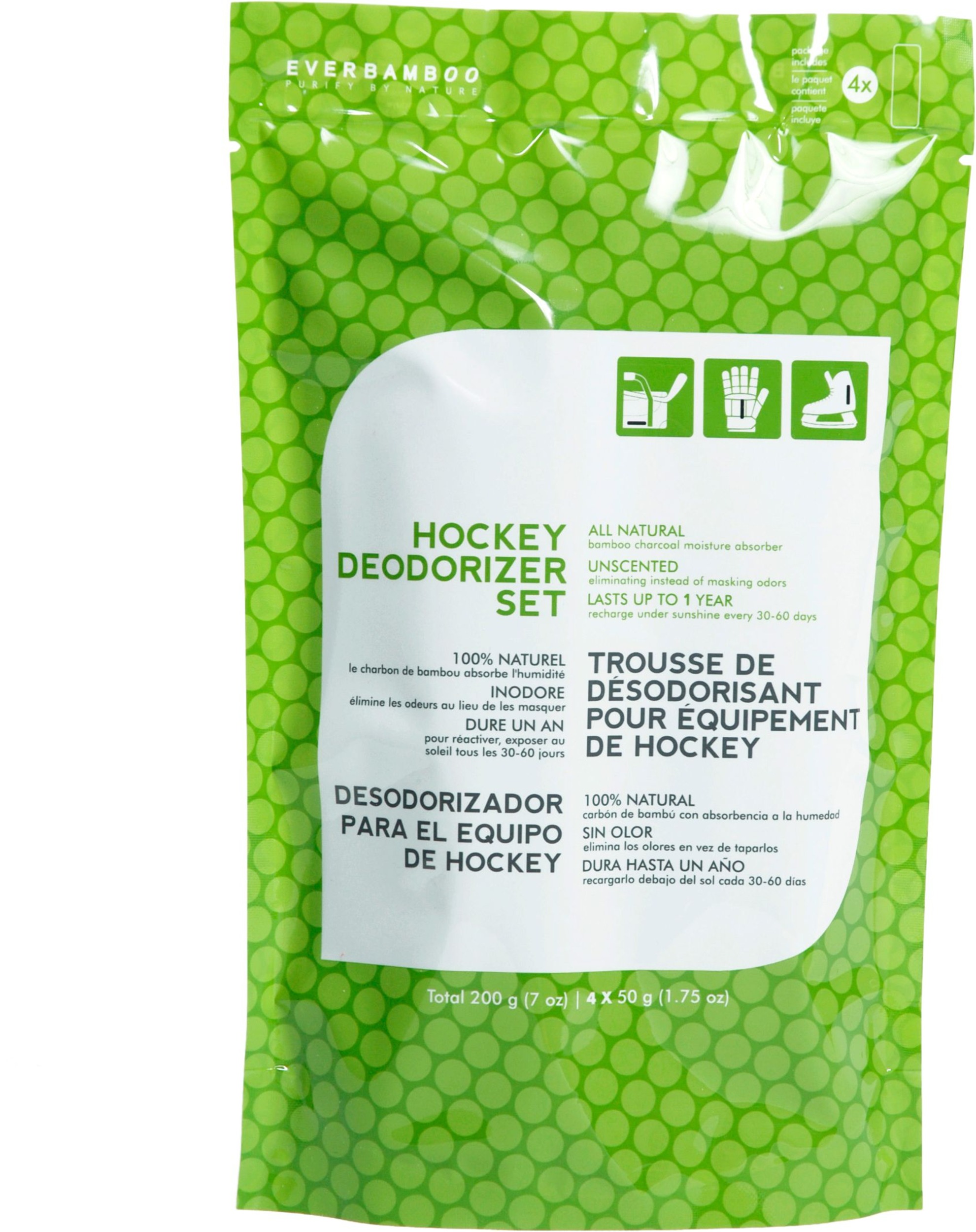 Ever Bamboo Hockey Deodorizer Front_Flat
