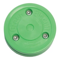 Green Biscuit Off Ice Training Puck Overhead_Plunge