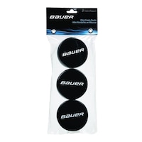 Bauer Mini Foam Pucks 3pk Front_Flat