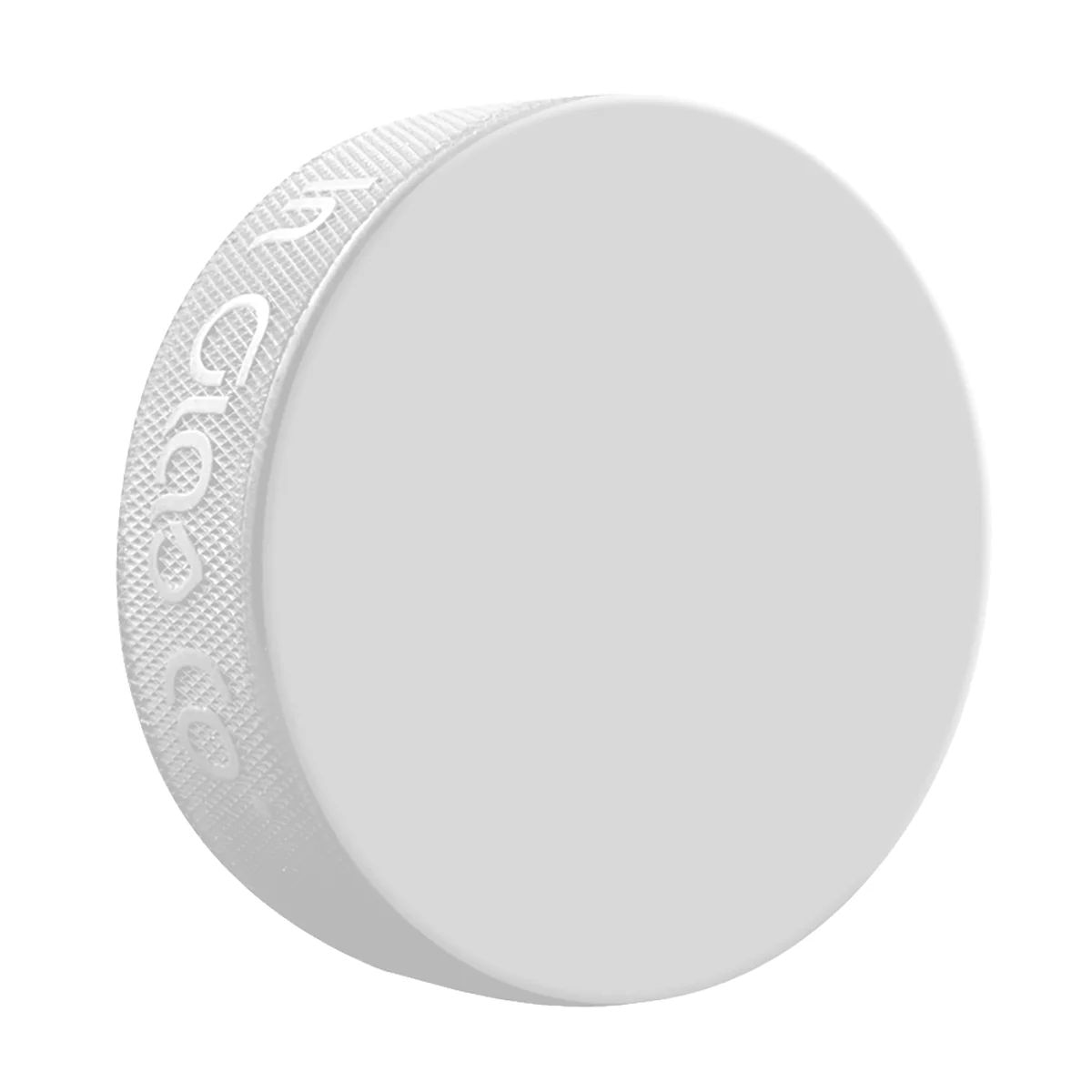 Sherwood Goalie White Trainer Hockey Puck 6 oz.