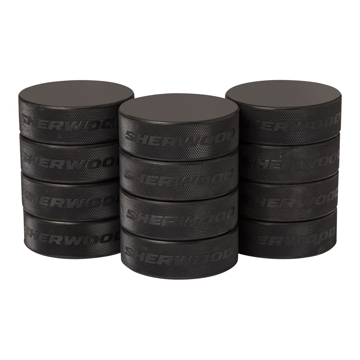 Sherwood 6 oz Hockey Puck - 12pk Front_Elevated