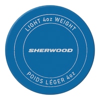 Sherwood 4 oz Hockey Puck Overhead_Flat