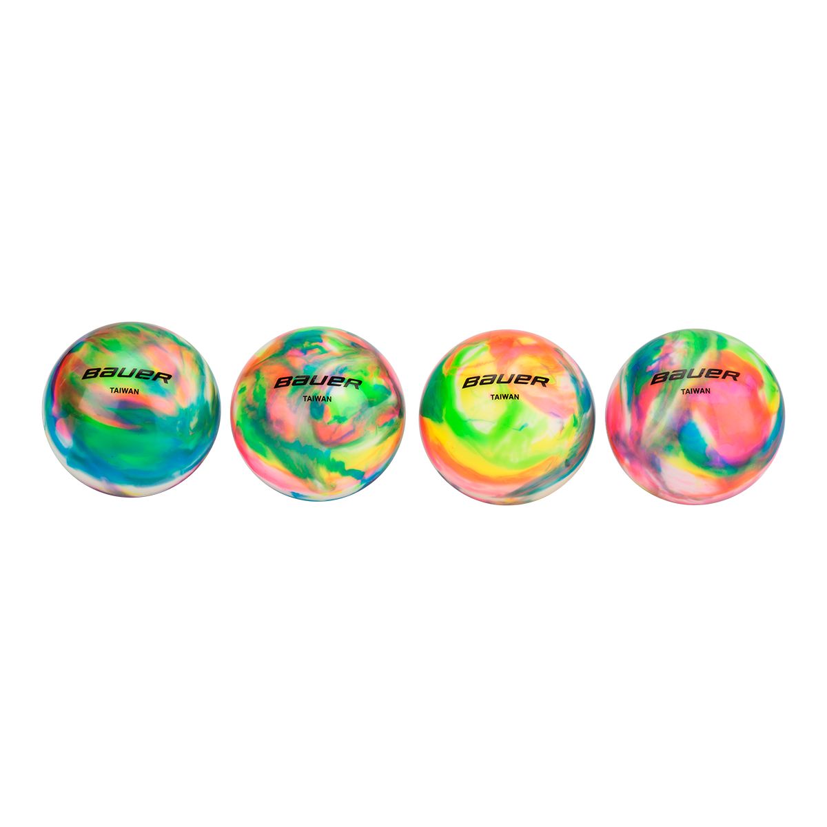 Bauer Multicoloured Hockey Ball - Case of 4