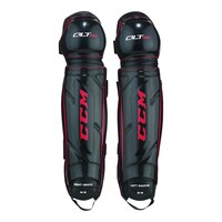 CCM Quicklite 190 Ball Hockey Senior Shin Guards Front_Flat