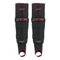 CCM Senior Quicklite Soft Ball Hockey Shin Guards Front_Flat