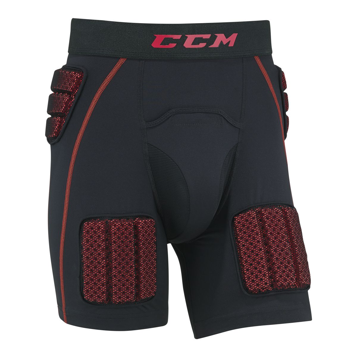 Image of CCM Quicklite Ball Hockey Padded Senior Shorts