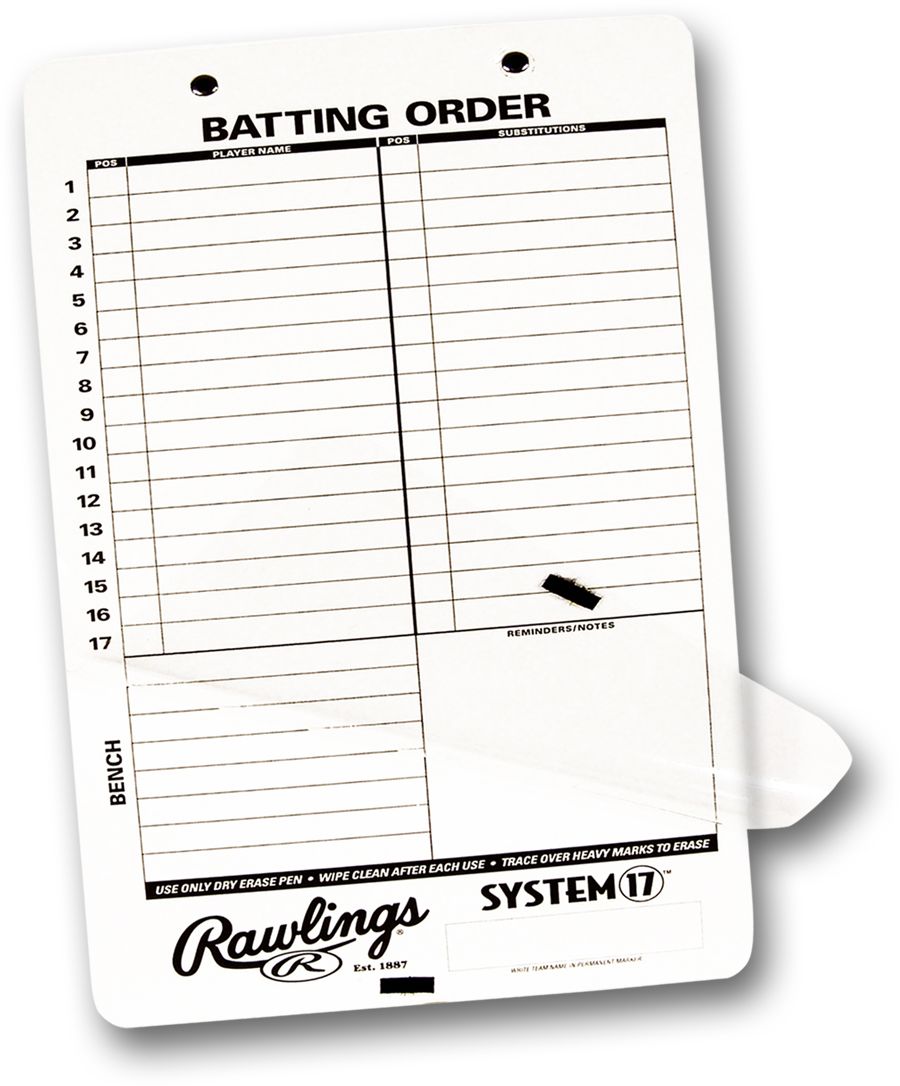 Rawlings System 17 Coach's Clipboard Front_Flat