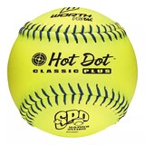 Worth SPO Hot Dot 12 Inch Softball Front_Flat