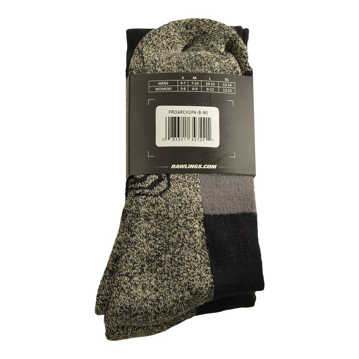 Rawlings Pro Arch 2-Pack Baseball Socks