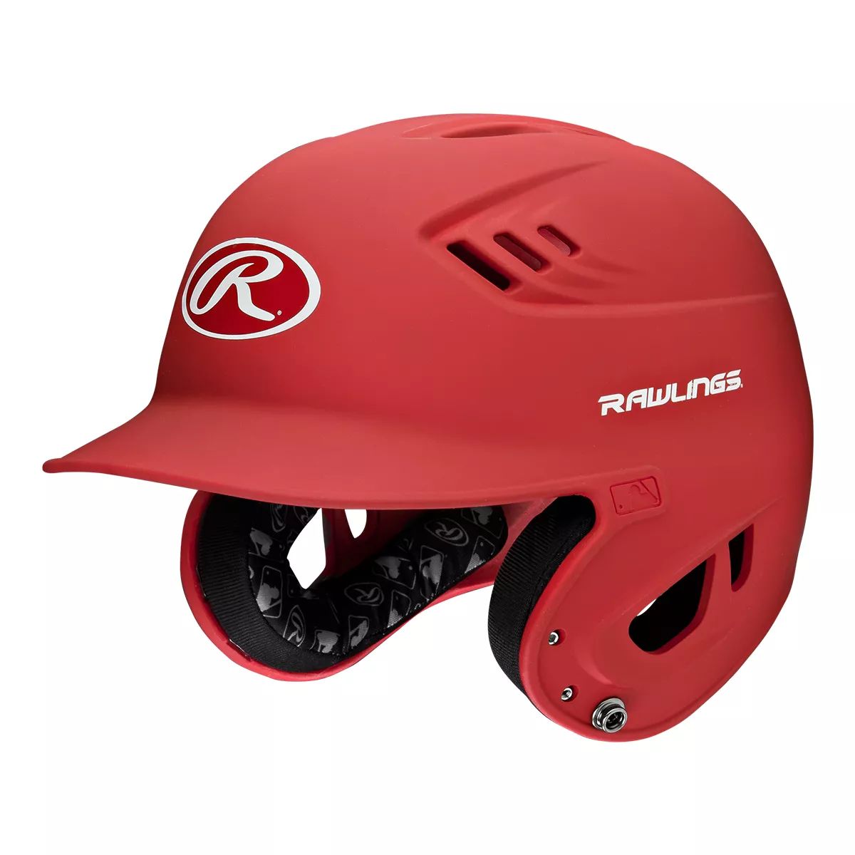 Rawlings Velo Series Matte Helmet Front_Angled_Left