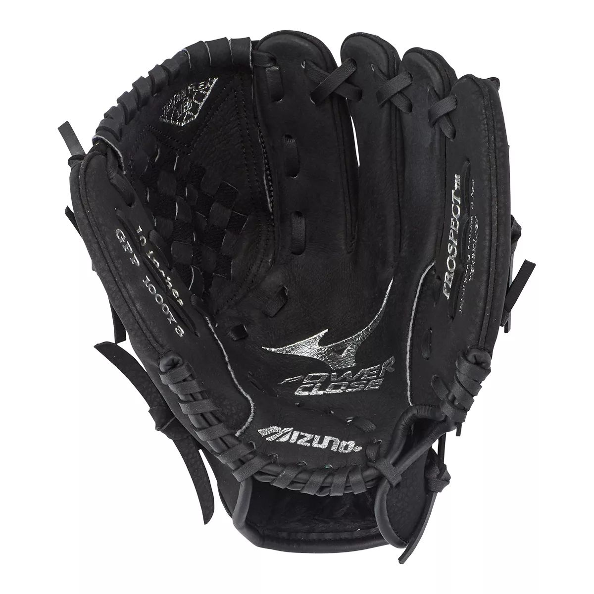 Mizuno Kids Prospect Power Close 10" Baseball Glove, Right-hand Catch
