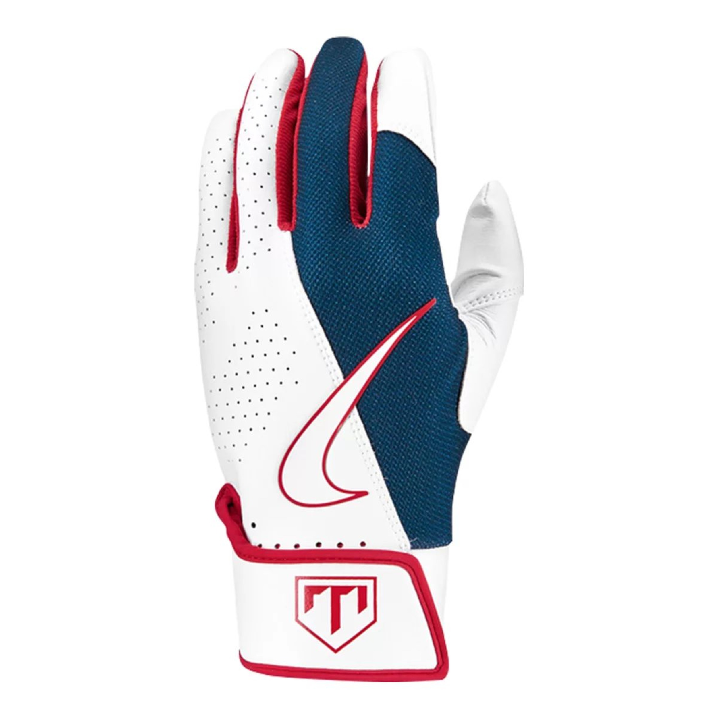 Nike Trout Edge 2.0 Batting Gloves - Wht/Blu/Red | SportChek
