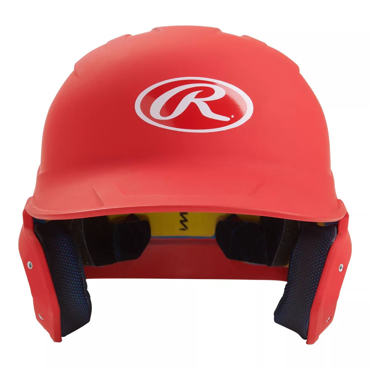 Rawlings Mach One-Tone Batting Helmet-Red