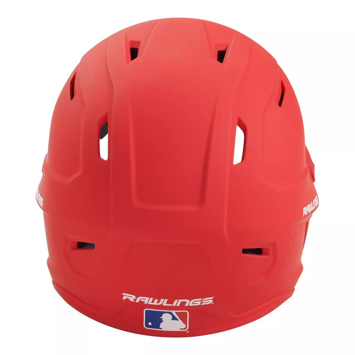 Rawlings Mach One-Tone Batting Helmet-Red