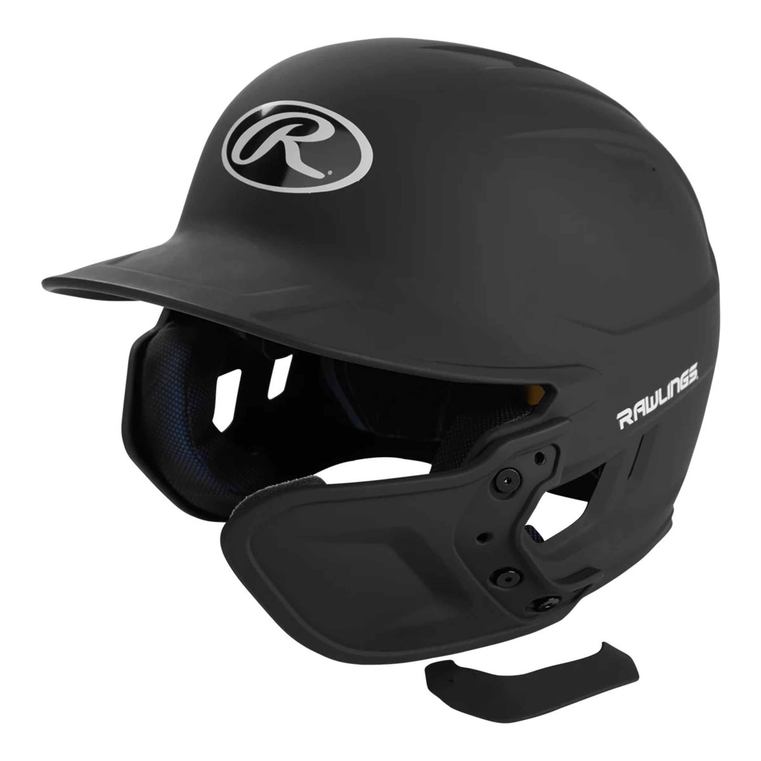 Rawlings Mach EXT Jaw Guard - Left Hand Batter Front_Angled_Left